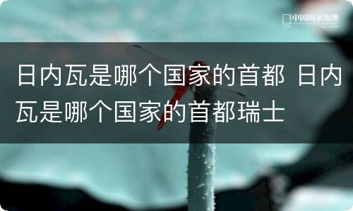 日内瓦是哪个国家的首都 日内瓦是哪个国家的首都瑞士