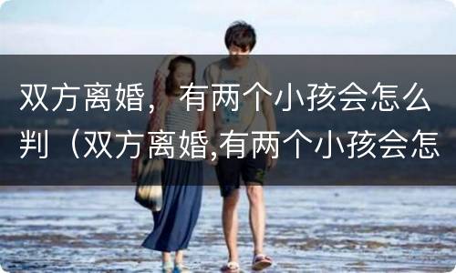 双方离婚，有两个小孩会怎么判（双方离婚,有两个小孩会怎么判）